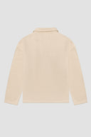 Creme Long Sleeve Polo