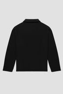 Black Long Sleeve Polo