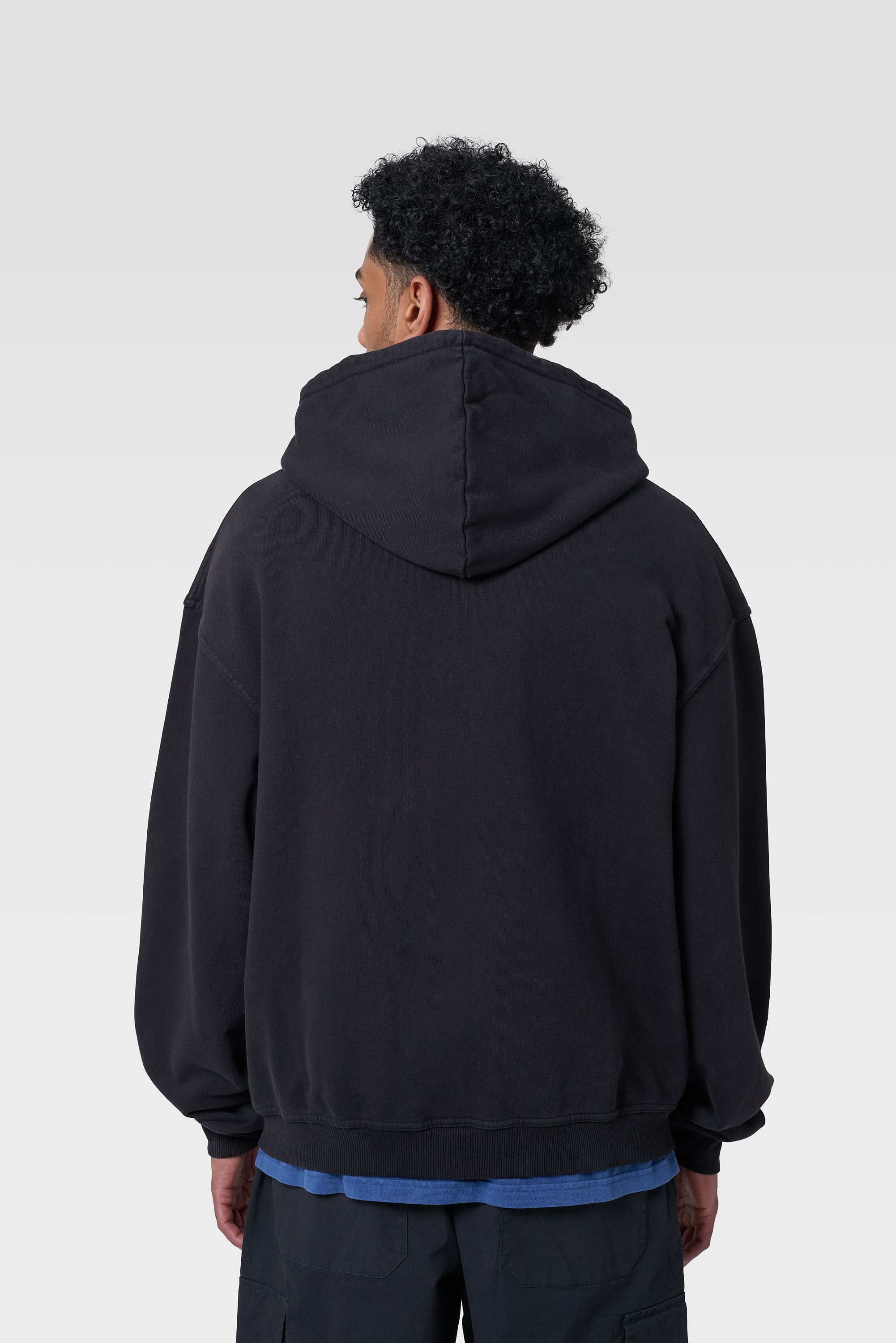 480 GSM Black Zip-Hoodie – René Bassett