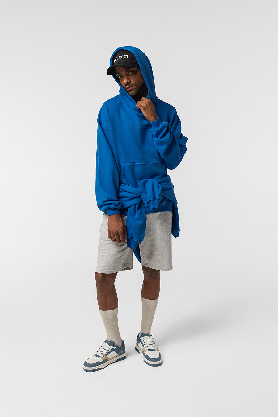 480 GSM Blue Hoodie