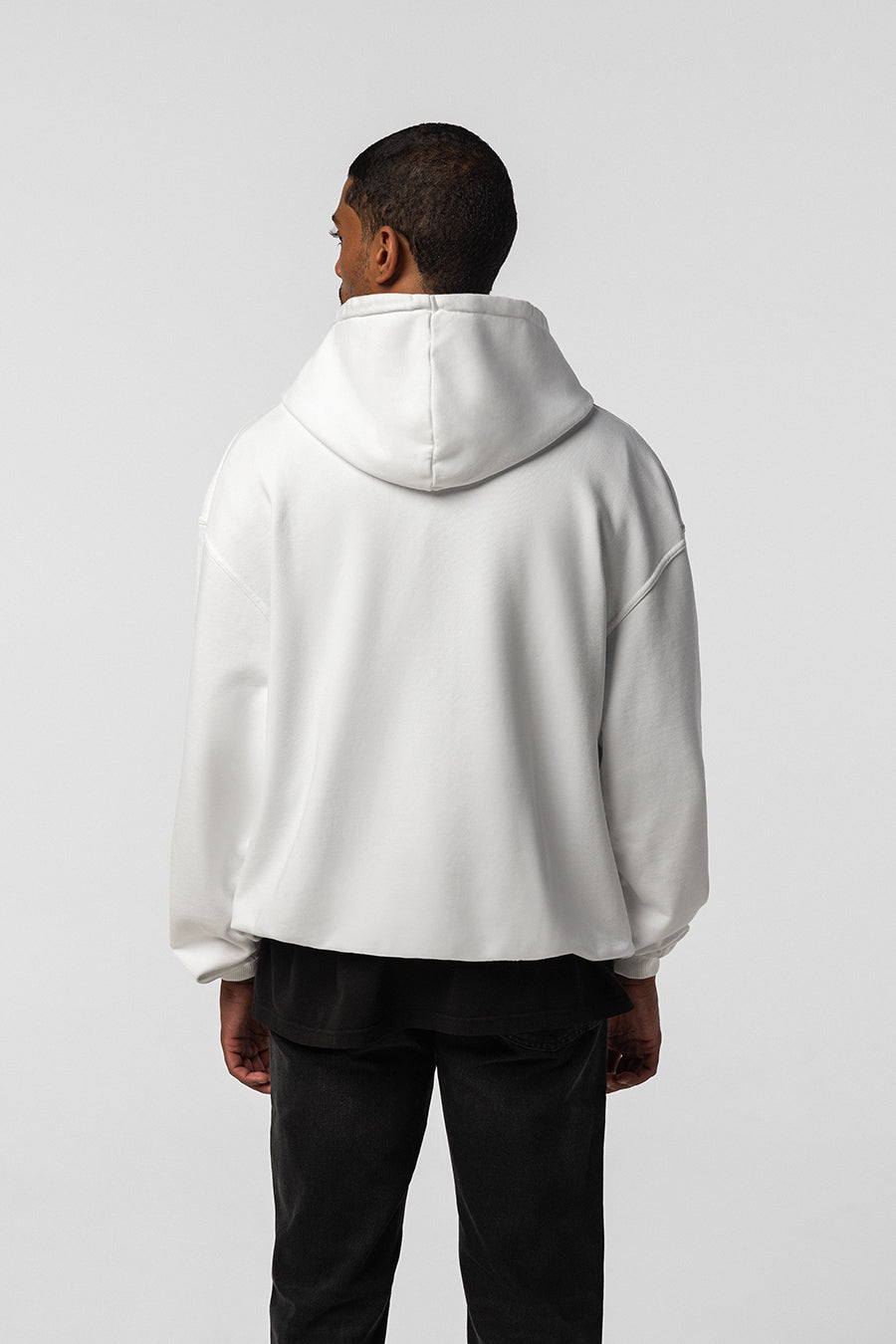 480 GSM White Hoodie