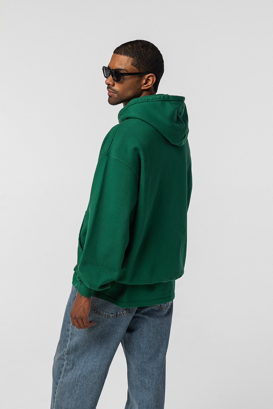 Rene ルネ グリーン フーディー パーカー 480 GSM Green Hoodie Wholesale | René Bassett