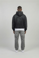 480 GSM Black Sun Faded Hoodie