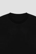 200 GSM Black Regular T-Shirt