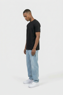 200 GSM Black Regular T-Shirt