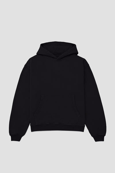480 GSM Black Hoodie Wholesale | René Bassett