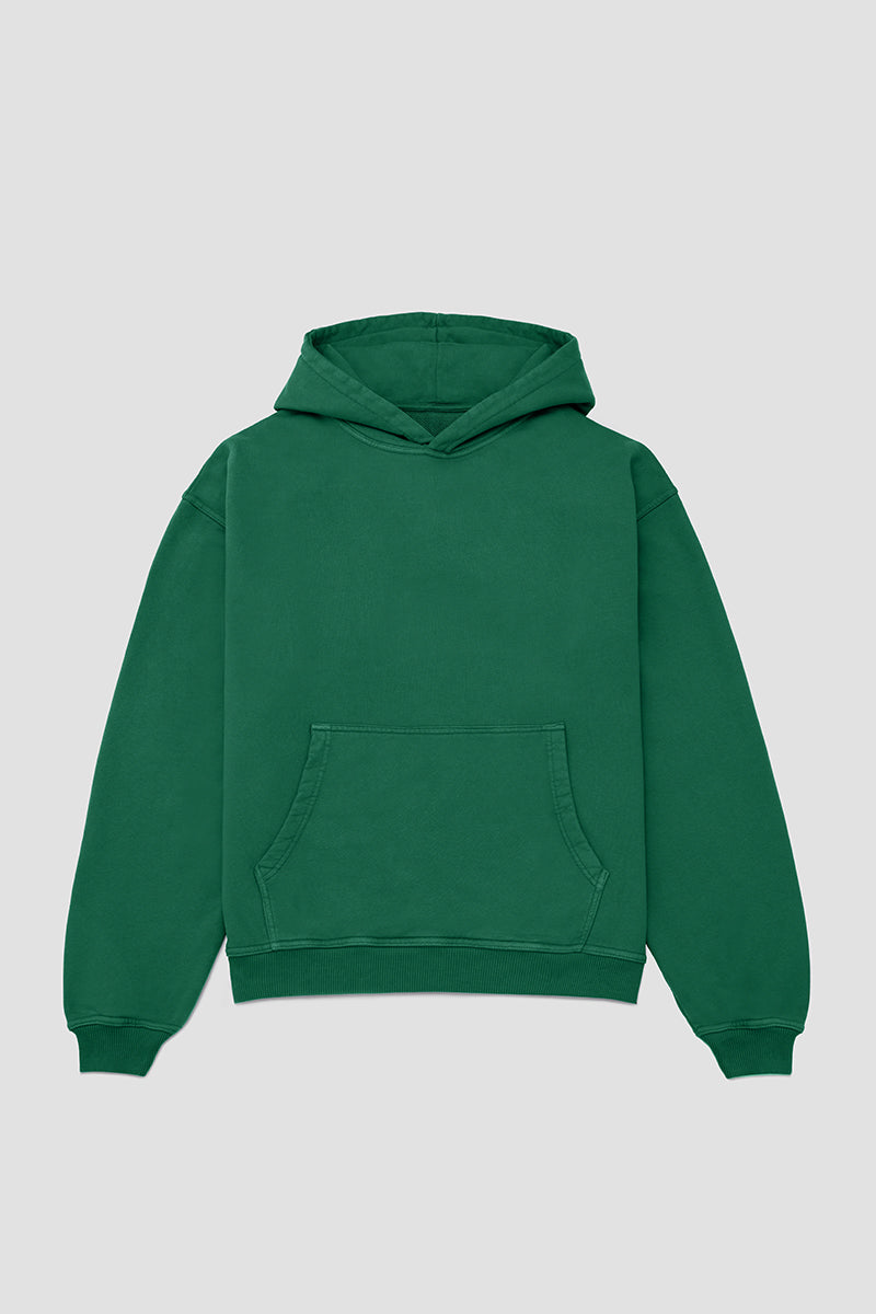 480 GSM heavyweight blank hoodie, 100% cotton French terry, made in Portugal
