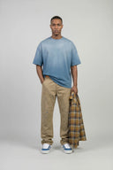 300 GSM Ensign Blue Sun Faded T-Shirt