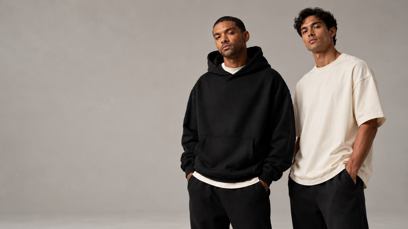 Luxury blanks wholesale — heavyweight blank hoodies and t-shirts made in Portugal