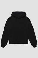 330 GSM Black Hoodie (Cotton/Poly)